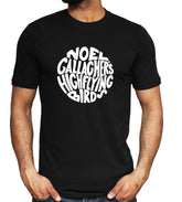 Noel Gallager Inspired T-shirt Retro Classic Music Rock Band Tee Festival Rave Top